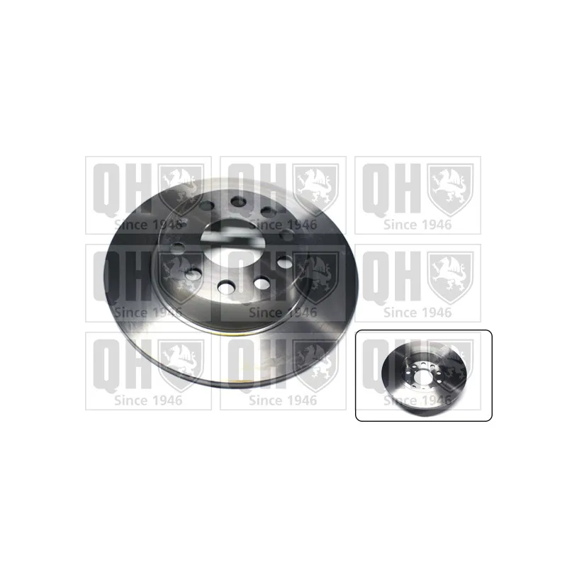 Jeu de 2 disques de frein arrière QUINTON HAZELL BDC5994
