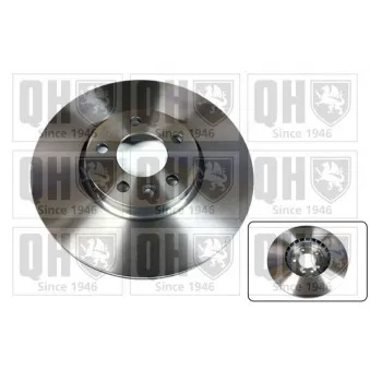 Jeu de 2 disques de frein avant QUINTON HAZELL BDC5996