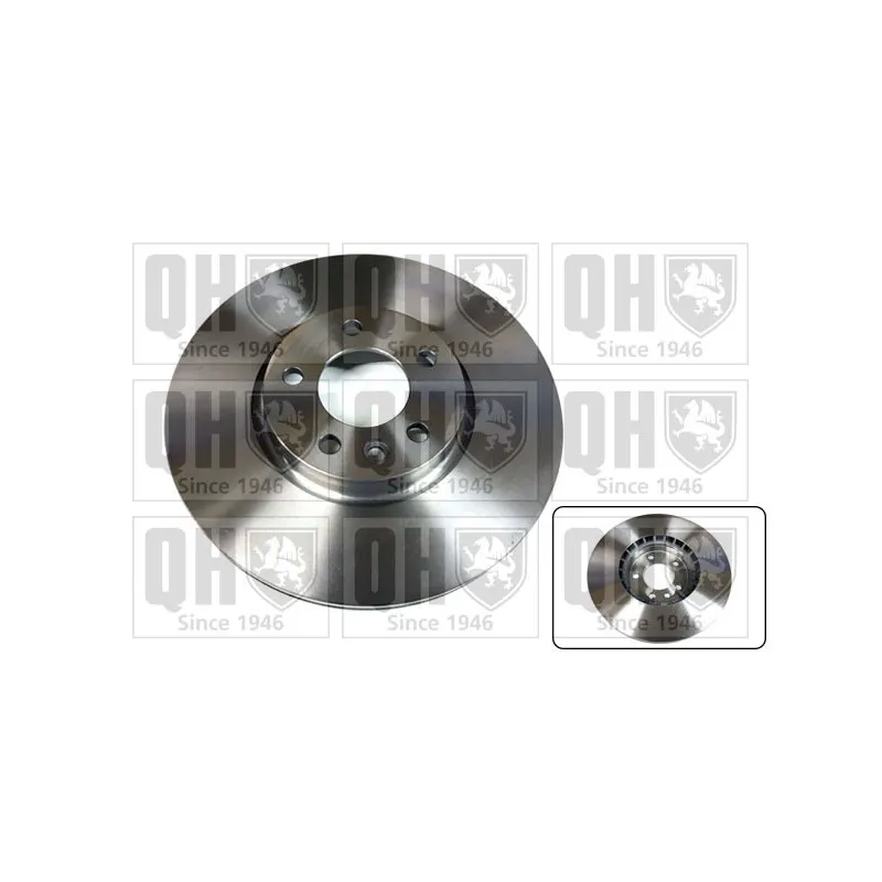 Jeu de 2 disques de frein avant QUINTON HAZELL BDC5996