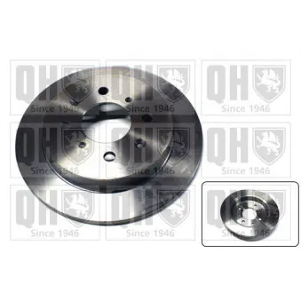 Jeu de 2 disques de frein arrière QUINTON HAZELL BDC6002