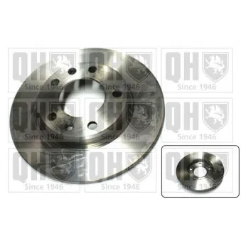 Jeu de 2 disques de frein arrière QUINTON HAZELL BDC6021