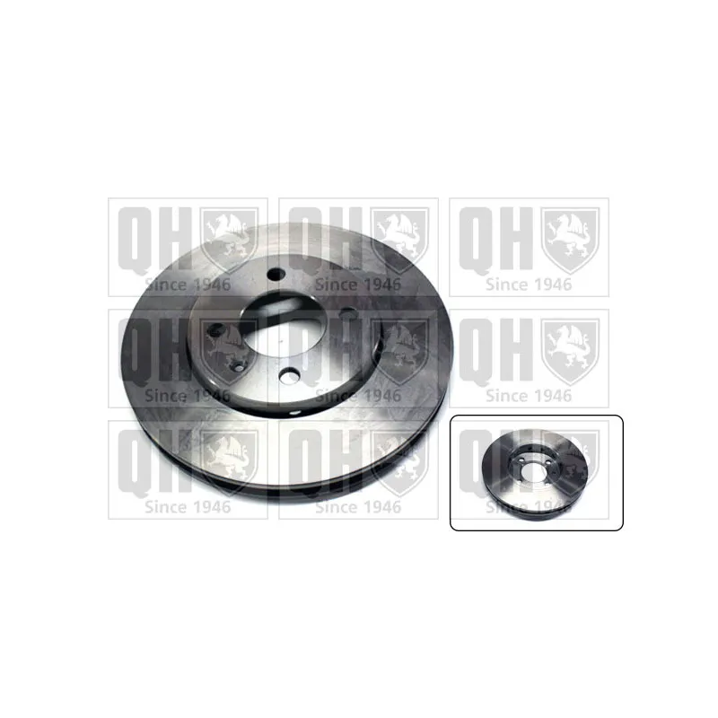 Jeu de 2 disques de frein avant QUINTON HAZELL BDC6027