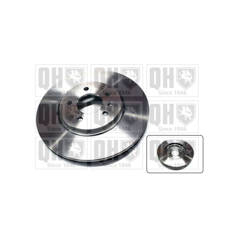 Jeu de 2 disques de frein avant QUINTON HAZELL BDC6031