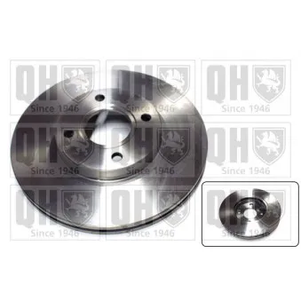 Jeu de 2 disques de frein avant QUINTON HAZELL BDC6039