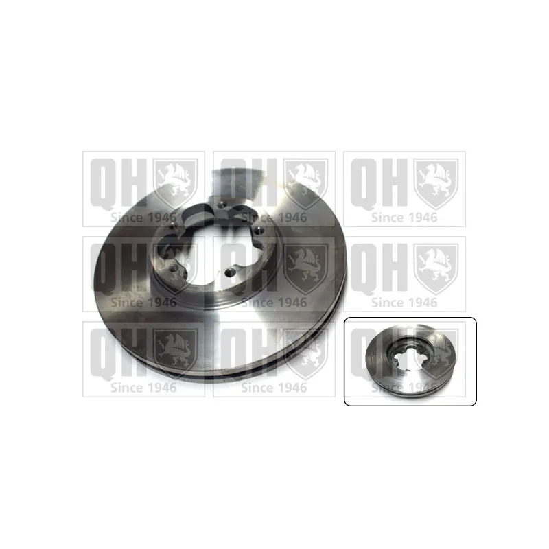 Jeu de 2 disques de frein avant QUINTON HAZELL BDC6042