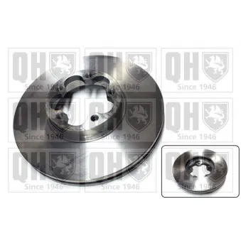 Jeu de 2 disques de frein avant QUINTON HAZELL BDC6043