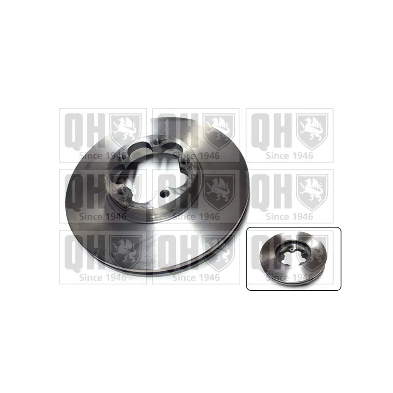 Jeu de 2 disques de frein avant QUINTON HAZELL BDC6043