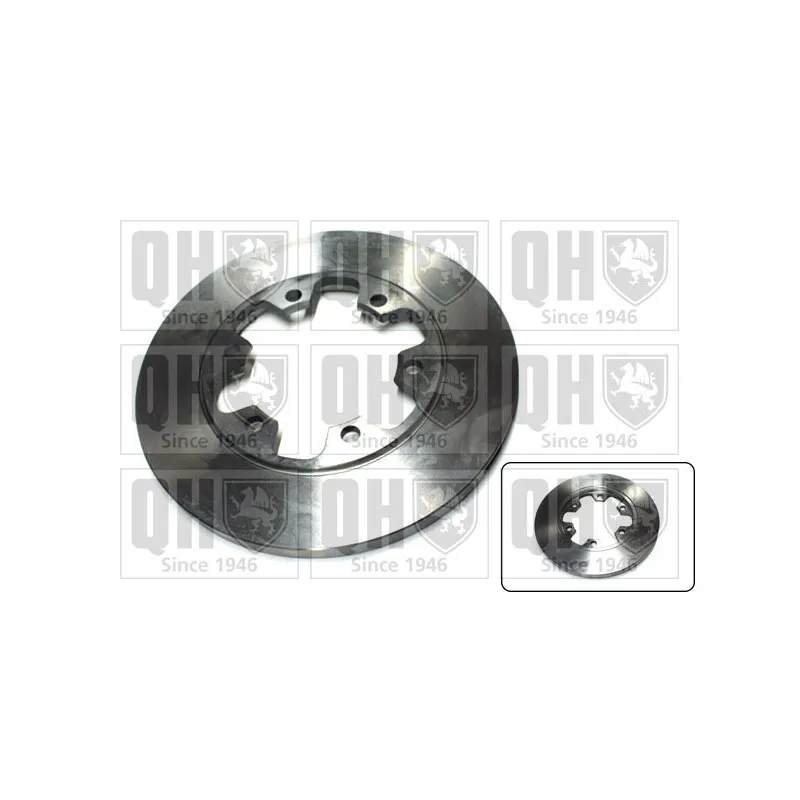 Jeu de 2 disques de frein arrière QUINTON HAZELL BDC6046