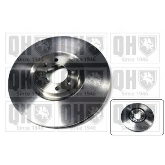 Jeu de 2 disques de frein avant QUINTON HAZELL BDC6047