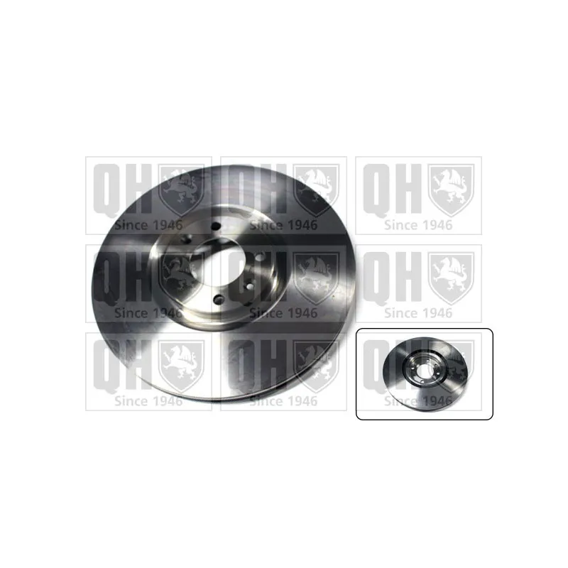 Jeu de 2 disques de frein avant QUINTON HAZELL BDC6047
