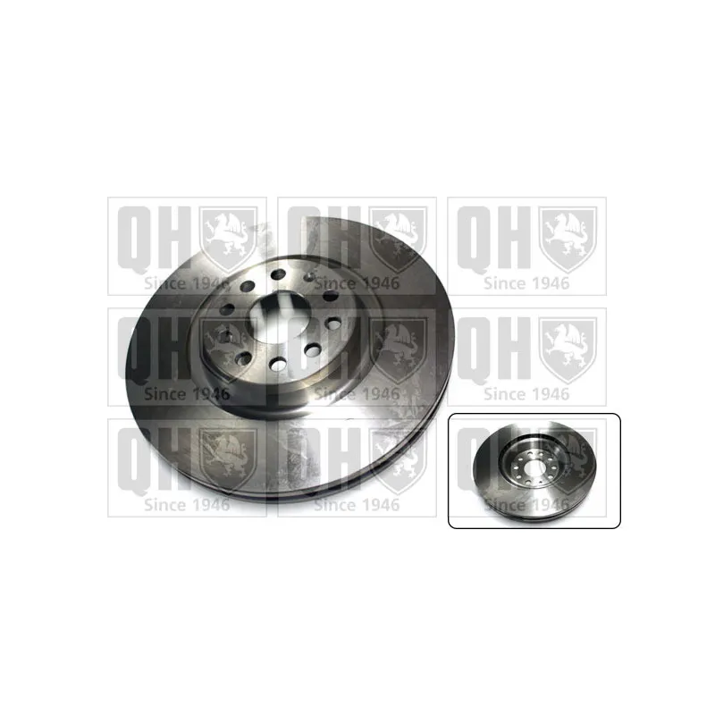Jeu de 2 disques de frein avant QUINTON HAZELL BDC6050
