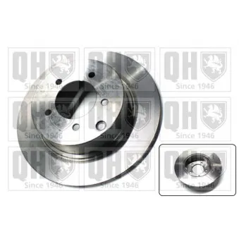 Jeu de 2 disques de frein arrière QUINTON HAZELL BDC6052