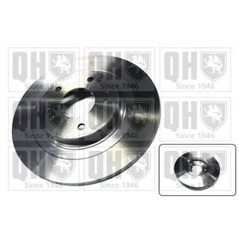 Jeu de 2 disques de frein arrière QUINTON HAZELL BDC6053