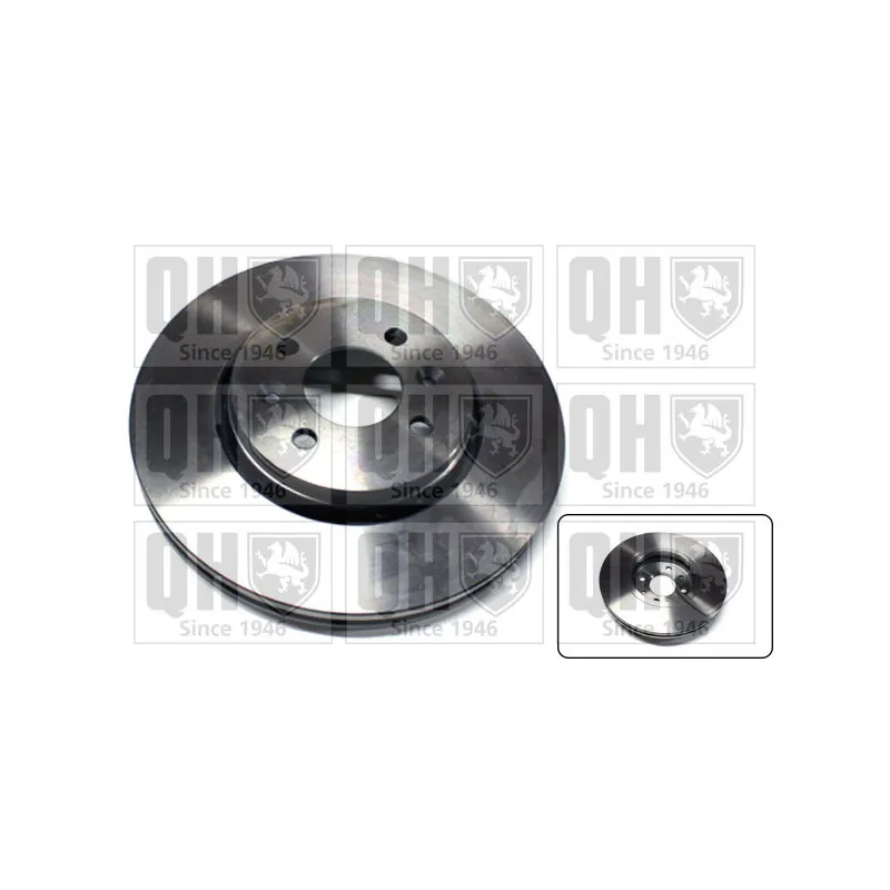 Jeu de 2 disques de frein avant QUINTON HAZELL BDC6054