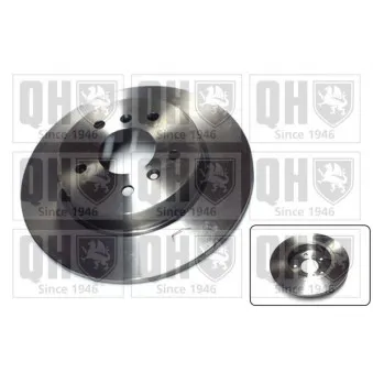 Jeu de 2 disques de frein arrière QUINTON HAZELL BDC6060