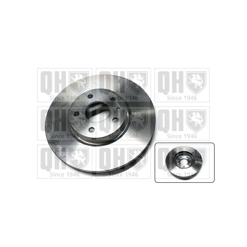 Jeu de 2 disques de frein avant QUINTON HAZELL BDC6065