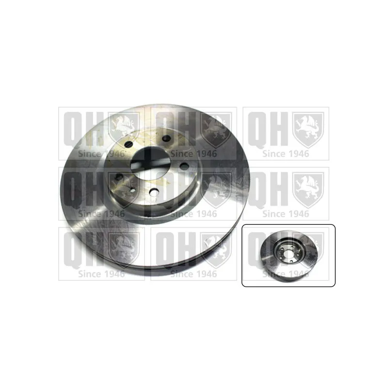 Jeu de 2 disques de frein avant QUINTON HAZELL BDC6066