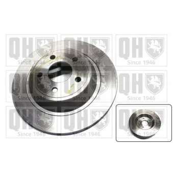 Jeu de 2 disques de frein arrière QUINTON HAZELL BDC6067