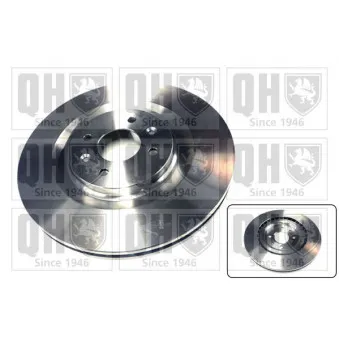 Jeu de 2 disques de frein avant QUINTON HAZELL BDC6069