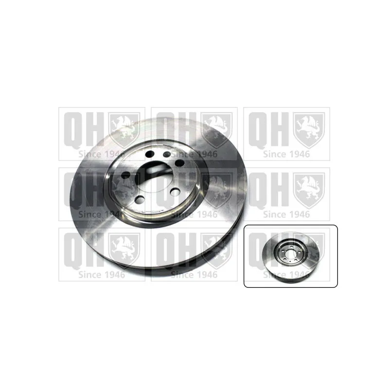 Jeu de 2 disques de frein avant QUINTON HAZELL BDC6079