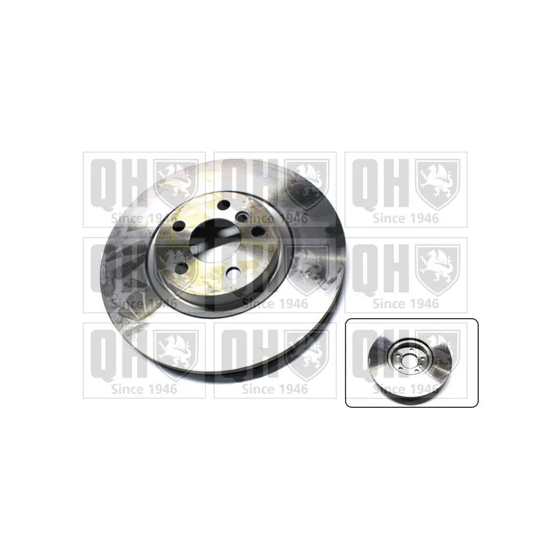 Jeu de 2 disques de frein avant QUINTON HAZELL BDC6083