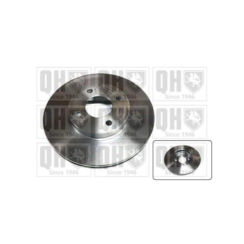 Jeu de 2 disques de frein avant QUINTON HAZELL BDC6086