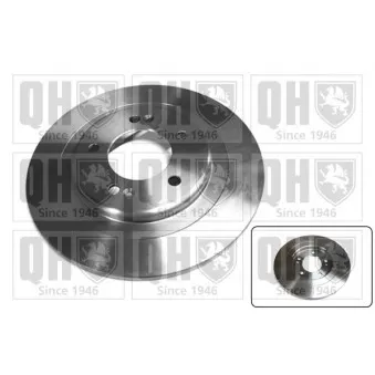 Jeu de 2 disques de frein arrière QUINTON HAZELL BDC6087