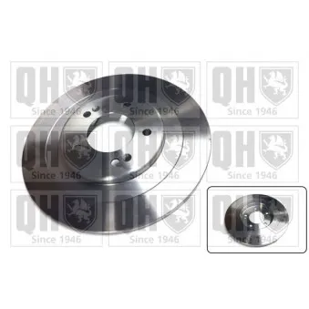 Jeu de 2 disques de frein arrière QUINTON HAZELL BDC6089