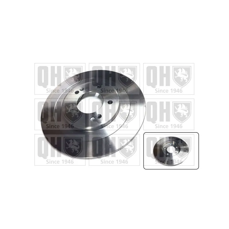 Jeu de 2 disques de frein arrière QUINTON HAZELL BDC6089