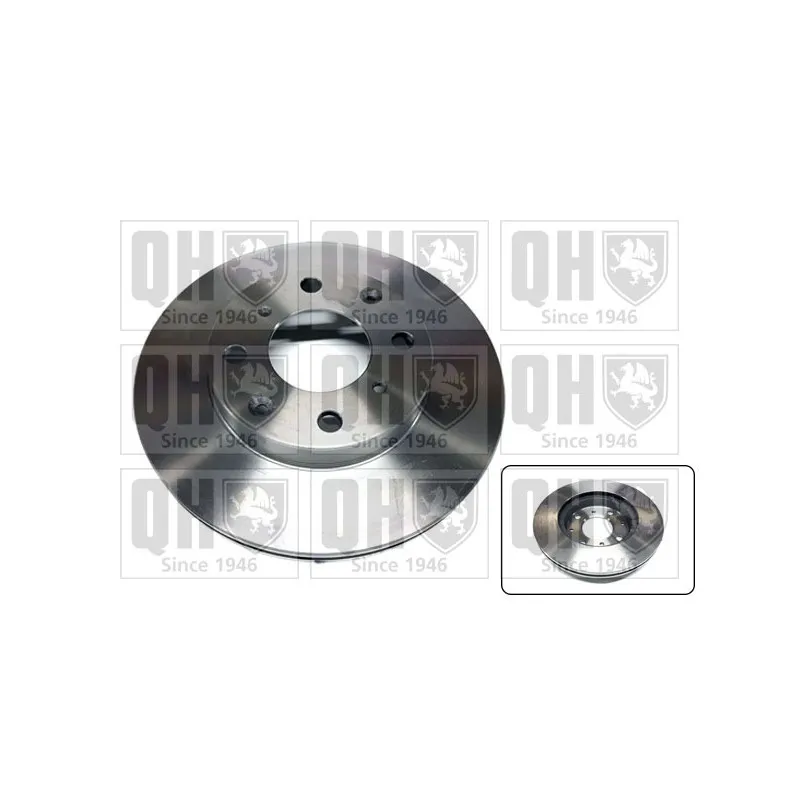 Jeu de 2 disques de frein avant QUINTON HAZELL BDC6097