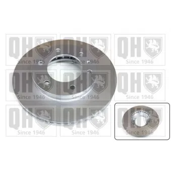 Jeu de 2 disques de frein avant QUINTON HAZELL BDC6098