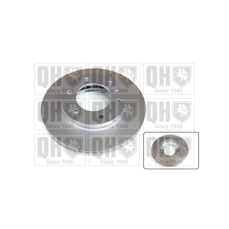 Jeu de 2 disques de frein avant QUINTON HAZELL BDC6098