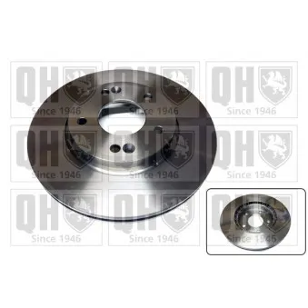 Jeu de 2 disques de frein avant QUINTON HAZELL BDC6100