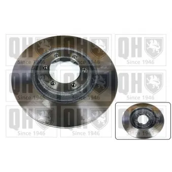 Jeu de 2 disques de frein avant QUINTON HAZELL BDC6107