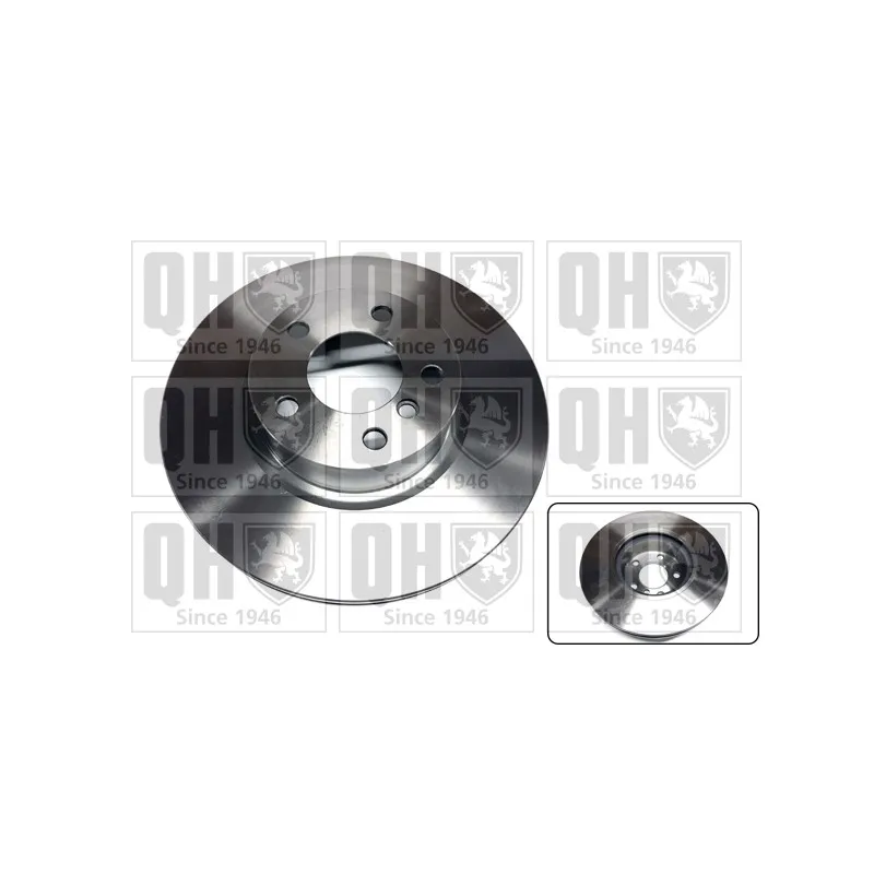 Jeu de 2 disques de frein avant QUINTON HAZELL BDC6111