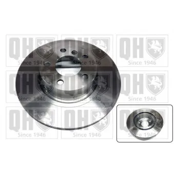 Jeu de 2 disques de frein arrière QUINTON HAZELL BDC6112