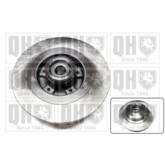 Jeu de 2 disques de frein arrière QUINTON HAZELL BDC6168