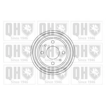 Tambour de frein QUINTON HAZELL BDR115