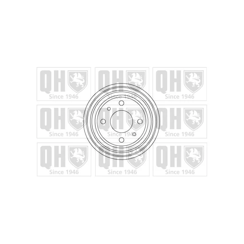Tambour de frein QUINTON HAZELL BDR115