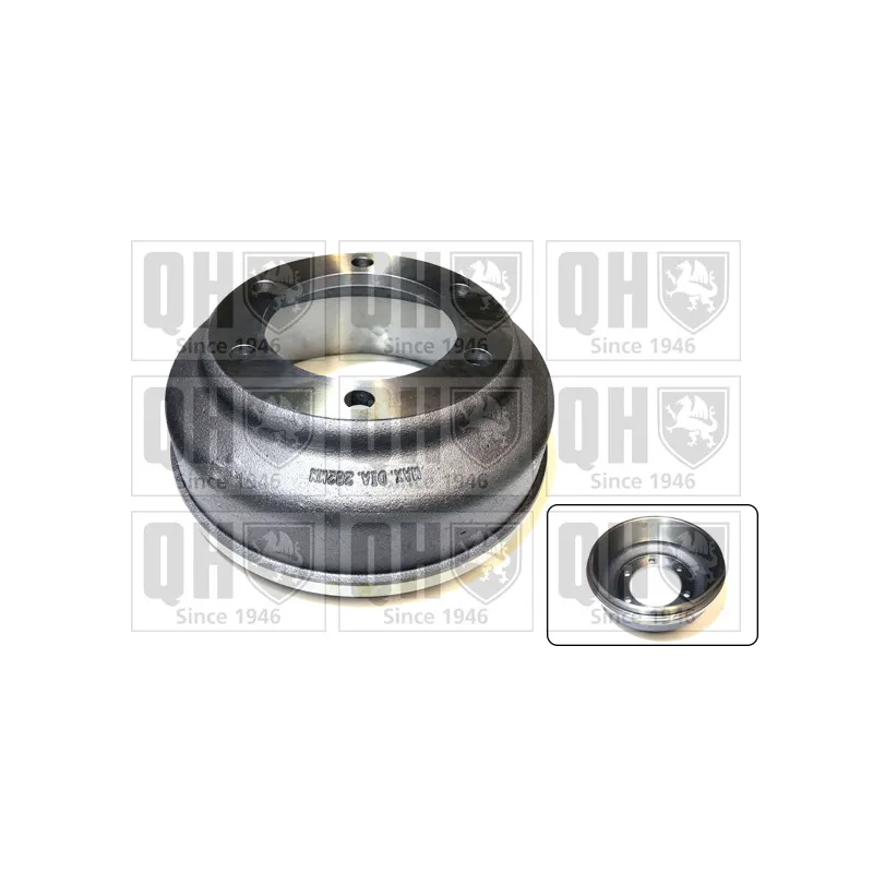Tambour de frein QUINTON HAZELL BDR222