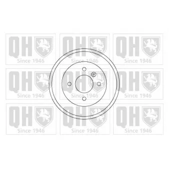Tambour de frein QUINTON HAZELL BDR329