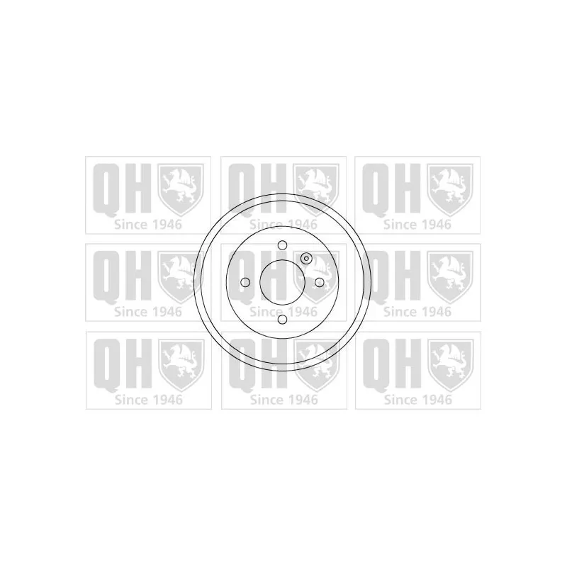 Tambour de frein QUINTON HAZELL BDR329