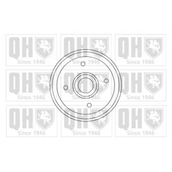 Tambour de frein QUINTON HAZELL BDR359