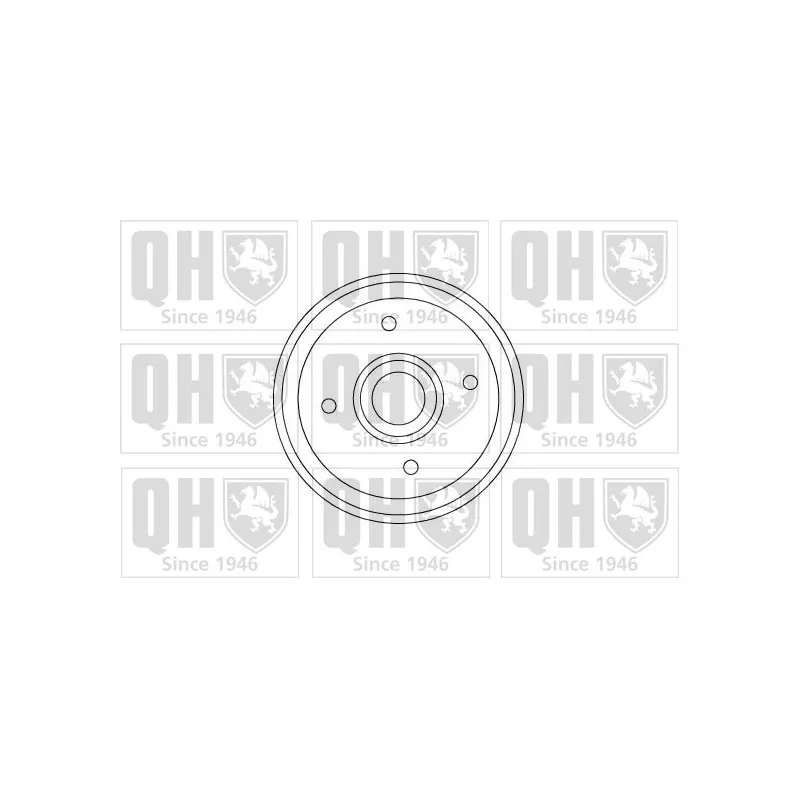 Tambour de frein QUINTON HAZELL BDR359
