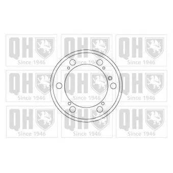Tambour de frein QUINTON HAZELL BDR512