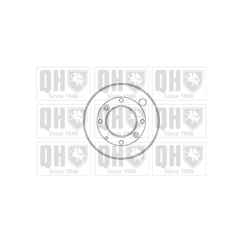 Tambour de frein QUINTON HAZELL BDR555