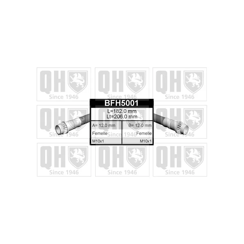 Flexible de frein QUINTON HAZELL BFH5001