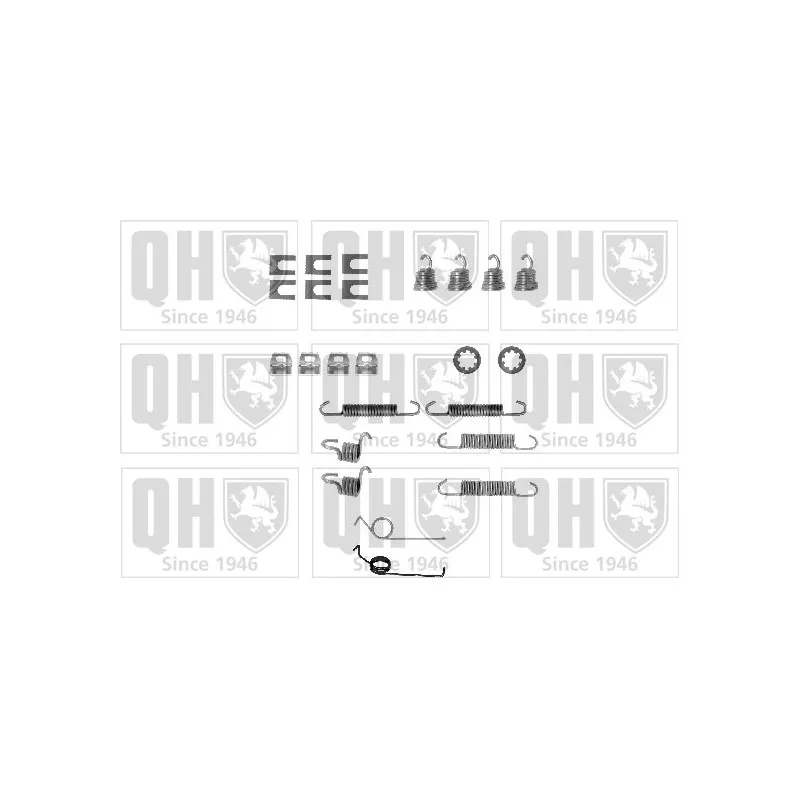 Kit d'accessoires, mâchoire de frein QUINTON HAZELL BFK208
