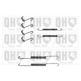 Kit d'accessoires, mâchoire de frein QUINTON HAZELL BFK224