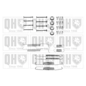 Kit d'accessoires, mâchoire de frein QUINTON HAZELL BFK225